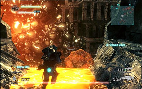 Powinieneś w końcu dotrzeć do dość sporej lokacji - wokół będzie roiło się od gniazd oraz samych Akridów - Rozdział 4 - Sektory 3, 4 | Epizod 6 | Lost Planet 2 - Lost Planet 2 - poradnik do gry