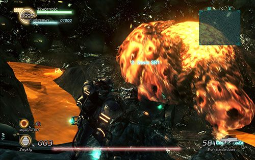 Jedna z trudniejszych lokacji - będziesz musiał zniszczyć kilka świecących kul (4 lub 5), które przeważnie pojawiają się po dwie jednocześnie - Rozdział 4 - Sektor 7 | Epizod 6 | Lost Planet 2 - Lost Planet 2 - poradnik do gry