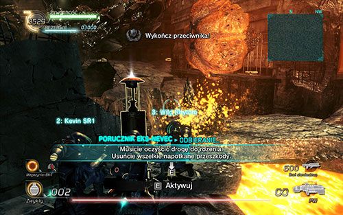 Tuż po rozpoczęciu przed sobą znajdziesz terminal - aktywuj go by zyskać informacje o przeciwnikach i mapie - Rozdział 4 - Sektor 2 | Epizod 6 | Lost Planet 2 - Lost Planet 2 - poradnik do gry