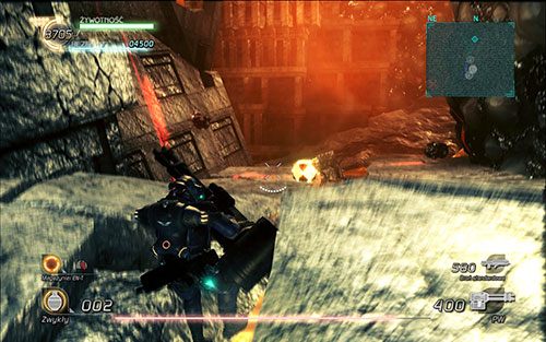 Możesz pójść drogą, którą przed chwilą odblokowałeś niszcząc kulę - Rozdział 4 - Sektor 2 | Epizod 6 | Lost Planet 2 - Lost Planet 2 - poradnik do gry