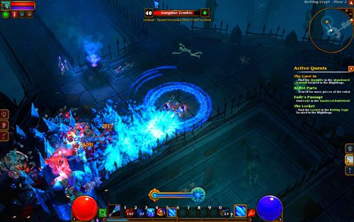 Podziemie przeznaczone dla postaci pomiędzy 38 a 40 poziomem doświadczenia - Rotting Crypt | Opis krain w Torchlight II - Akt III - Torchlight 2 - poradnik do gry