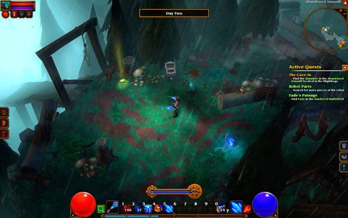 Z tą ponurą lokacją wiąże się zadanie główne - The Cave-In - Abandoned Sawmill | Opis krain w Torchlight II - Akt III - Torchlight 2 - poradnik do gry