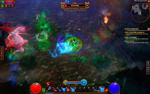 Region zamieszkują głównie gnijący nieumarli oraz ich wielki władca - przerażający Bloatfang - Scrapworks | Opis krain w Torchlight II - Akt III - Torchlight 2 - poradnik do gry