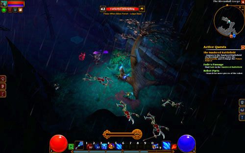 Kraina jest łącznikiem pomiędzy obozem, w którym mieszkasz (Imperial Camp) a ważnym fabularnie rejonem Sundered Battlefield - Rivenskull Gorge | Opis krain w Torchlight II - Akt III - Torchlight 2 - poradnik do gry