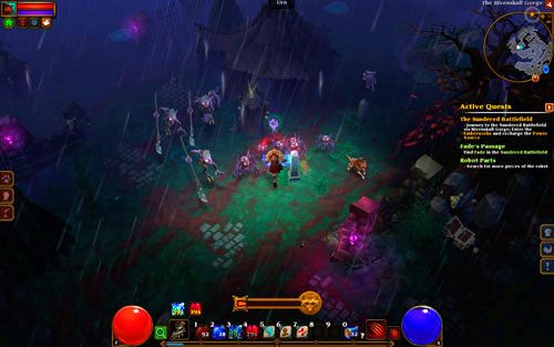 Spotkasz tu sporo nieumarłych oraz gargulce - Rivenskull Gorge | Opis krain w Torchlight II - Akt III - Torchlight 2 - poradnik do gry