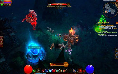 Największa lokacja w grze, przeznaczona dla bohaterów pomiędzy 42 a 43 poziomem doświadczenia - Sundered Battlefield | Opis krain w Torchlight II - Akt III - Torchlight 2 - poradnik do gry