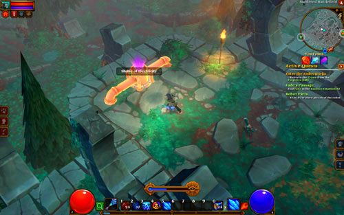 Na pierwszym piętrze groty czychają typowi jaskiniowy przeciwnicy - grzyby, trolle oraz mutanty - Elemental Oasis | Opis krain w Torchlight II - Akt III - Torchlight 2 - poradnik do gry