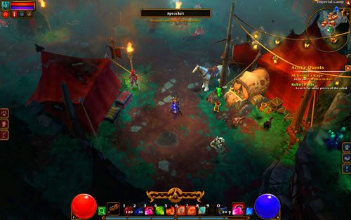 Region: Imperial Camp, The Rotted Path, The Fungal Caves - The Blue Boletus | Zadania poboczne w Torchlight II - Akt III - Torchlight 2 - poradnik do gry