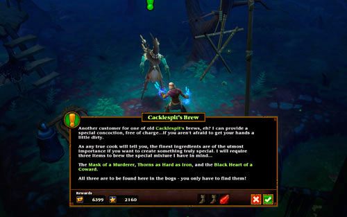 Region: The Blightbogs - Cacklespits Brew | Zadania poboczne w Torchlight II - Akt III - Torchlight 2 - poradnik do gry