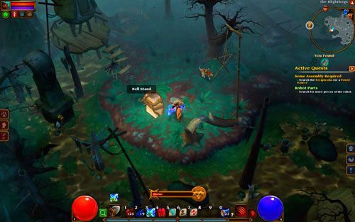 Twój cel wydaje się być prosty - musisz zdobyć trzy przedmioty, które schowano w głuszy i dostarczyć je zleceniodawcy - Cacklespits Brew | Zadania poboczne w Torchlight II - Akt III - Torchlight 2 - poradnik do gry