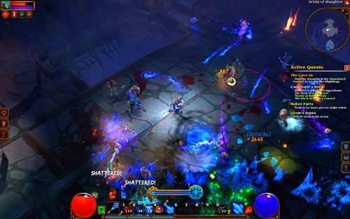 W pierwszej fali czeka Cię starcie z kilkunastoma wojownikami i strzelcami - nie powinni sprawić Ci najmniejszego problemu - Groms Arena | Zadania poboczne w Torchlight II - Akt III - Torchlight 2 - poradnik do gry