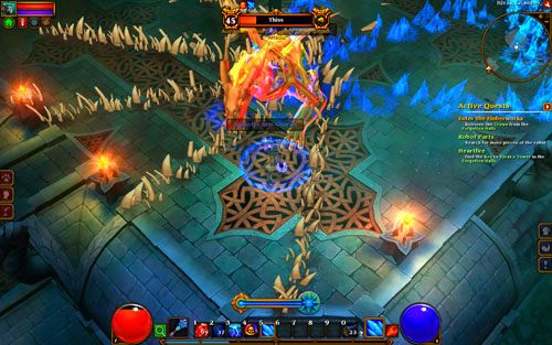 Potwora znajdziesz na trzecim piętrze podziemia, za armią Varkolynów oraz umarlaków - Heartfire | Zadania poboczne w Torchlight II - Akt III - Torchlight 2 - poradnik do gry