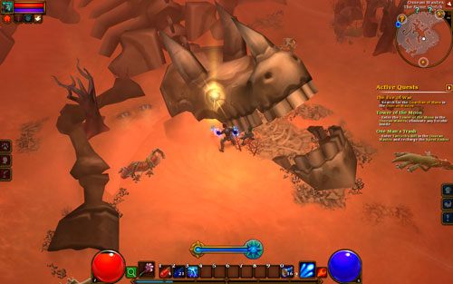 Na pustyni można wziąć udział w kilku wydarzeniach, które nie są powiązane z żadnym zadaniem - Ossean Wastes | Opis krain w Torchlight II - Akt II - Torchlight 2 - poradnik do gry