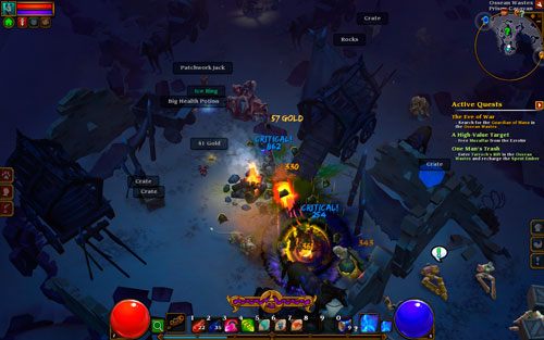 Z rejonem Ossean Wastes łączą się liczne zadania - ich lista jest imponująca: The Eve of War, Lair of the Manticore, Artifice of Evil (główne), A High-Value Target, Tower of the Moon, One Mans Trash, Embercraft Repair oraz Risk and Reward (poboczne) - Ossean Wastes | Opis krain w Torchlight II - Akt II - Torchlight 2 - poradnik do gry