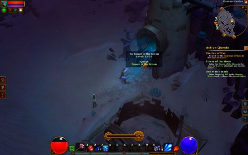 Wieża górująca nad pustynią to arena dla postaci pomiędzy 22 a 25 poziomem doświadczenia - Tower of the Moon | Opis krain w Torchlight II - Akt II - Torchlight 2 - poradnik do gry