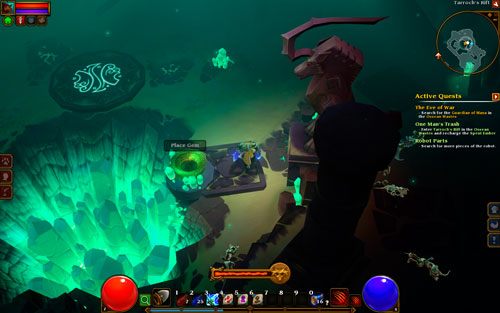 Podziemie wiąże się z zadaniem pobocznym - One Mans Trash - Tarrochs Rift | Opis krain w Torchlight II - Akt II - Torchlight 2 - poradnik do gry