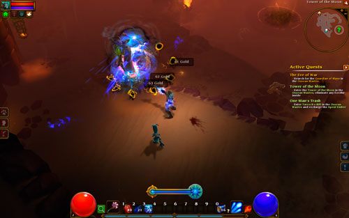 Gdy przeciwnik polegnie, zadanie zostanie wykonane - możesz już wrócić do Muzaffara i odebrać od niego nagrodę - Tower of the Moon | Zadania poboczne w Torchlight II - Akt II - Torchlight 2 - poradnik do gry