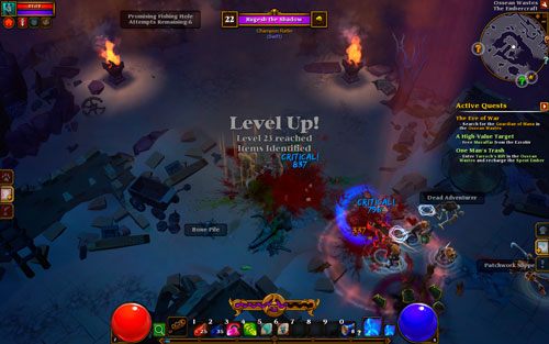 Na twej drodze stanie całkiem sporo pustynnych ratlinów oraz dwóch championów (jeden z nich posiada poszukiwany przez Ciebie Iridian Focus) - Embercraft Repair | Zadania poboczne w Torchlight II - Akt II - Torchlight 2 - poradnik do gry