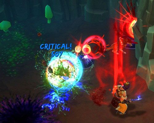 Opis: ta umiejętność zadaje zdecydowanie zbyt małe obrażenia, aby mogła być przydatna - Torchlight 2: Berserker - Hunter Skills - Torchlight 2 - poradnik do gry