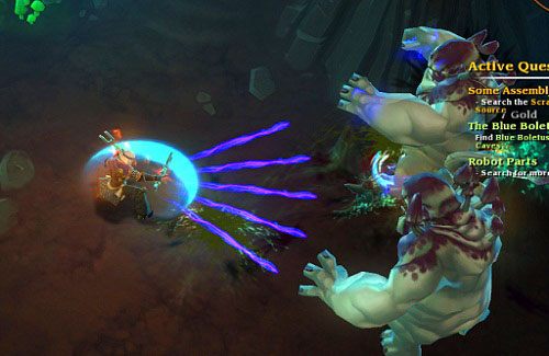 Opis: teoretycznie zdolność jest doskonała - zadaje obrażenia od wszystkich żywiołów i towarzyszy jej kilka dodatkowych efektów - Torchlight 2: Embermage - Storm Skills - Torchlight 2 - poradnik do gry