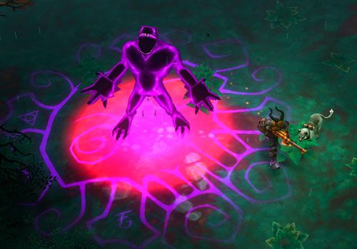 Opis: chociaż przyzwany sojusznik jest całkiem potężny, to jednak nie warto się nim interesować - Torchlight 2: Outlander - Sigil Skills - Torchlight 2 - poradnik do gry