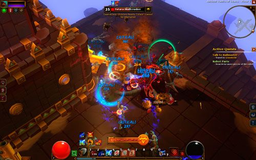 Z tą lokacją nie łączy się żadne zadanie - ani główne, ani poboczne - The Ancient Vaults of Chaos | Opis krain w Torchlight II - Akt II - Torchlight 2 - poradnik do gry