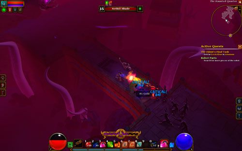 Ostatnie ze zleceń dżina Fazeer Shaha (The Djinnis Final Task) rozgrywa się w koszmarnej krainie, zamieszkanej przez potwory z Netheru oraz inne dziwactwa - Haunted Quarter | Opis krain w Torchlight II - Akt II - Torchlight 2 - poradnik do gry