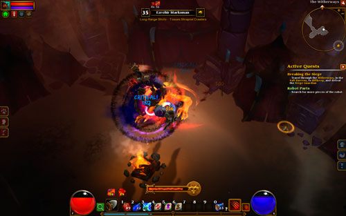 Dostęp do tej lokacji mają tylko bohaterowie, którzy wypełnili trzy zlecenia Fazeer Shaha i rozpoczęli misję Breaking the Siege - Witherways | Opis krain w Torchlight II - Akt II - Torchlight 2 - poradnik do gry