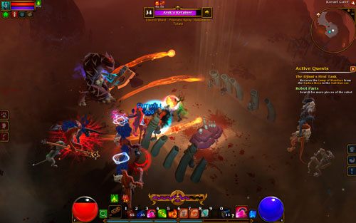 Region: The Salt Barrens, Korari Cave - The Djinnis First Task | Zadania główne w Torchlight II - Akt II - Torchlight 2 - poradnik do gry