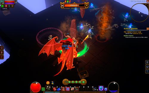 Kiedy poradzisz sobie z ostatnim oponentem, zbierz okoliczne skarby i udaj się do wyjścia z podziemia - The Djinnis Next Task | Zadania główne w Torchlight II - Akt II - Torchlight 2 - poradnik do gry