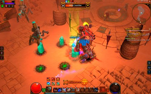 Siege Guardian to nie jedyny przeciwnik, który będzie próbował Cię zabić - Breaking the Siege | Zadania główne w Torchlight II - Akt II - Torchlight 2 - poradnik do gry