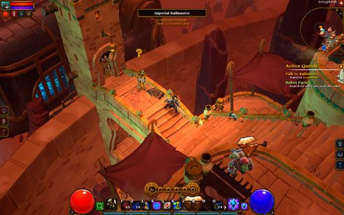 Region: Zaryphesh - Talk to Railmaster | Zadania główne w Torchlight II - Akt II - Torchlight 2 - poradnik do gry