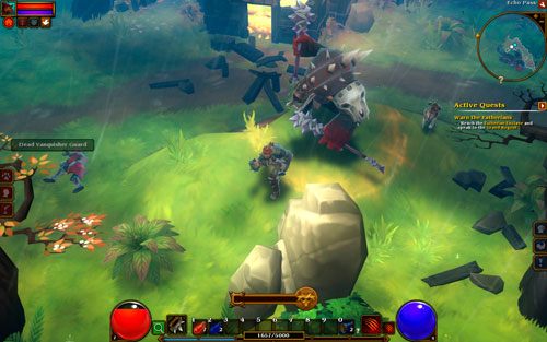 Region: Echo Pass - Welcome to Torchlight II!; Warn the Estherians | Zadania główne - Akt I - Torchlight 2 - poradnik do gry