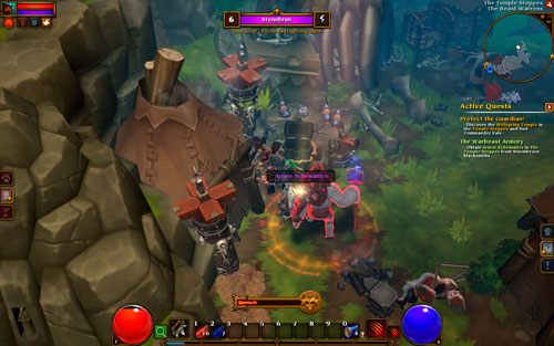 Obaj bracia posiadają podobne ataki, chociaż opierające się na różnych żywiołach - The Warbeast Armory | Zadania poboczne w Torchlight II - Akt I - Torchlight 2 - poradnik do gry