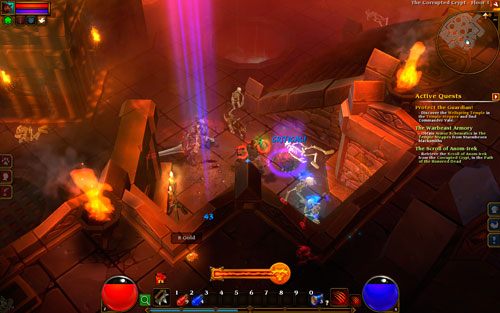 Walka z bossem nie jest łatwa, tym bardziej, że towarzyszy mu cała armia potworów: Vile Gnasher, Headless Shrieker oraz co najmniej jeden champion i Skeletal General - The Scroll of Anom-Irek | Zadania poboczne w Torchlight II - Akt I - Torchlight 2 - poradnik do gry