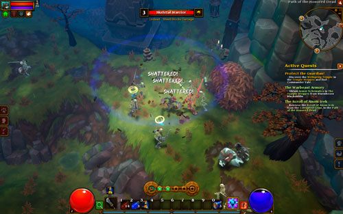 Kraina nieumarłych, przeznaczona dla postaci pomiędzy 3 a 4 poziomem doświadczenia - Path of the Honored Death | Opis krain w Torchlight II - Akt I - Torchlight 2 - poradnik do gry