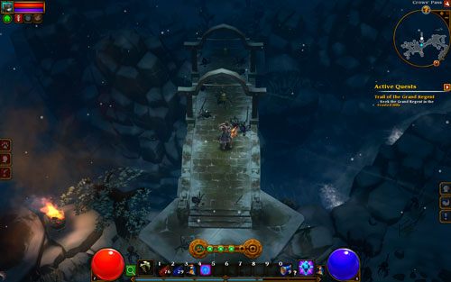 Lokacja przeznaczona dla bohaterów między 12 a 13 poziomem doświadczenia, łącząca Estherian Enclave z The Frosted Hills - Crows Pass; The Widows Veil | Opis krain w Torchlight II - Akt I - Torchlight 2 - poradnik do gry