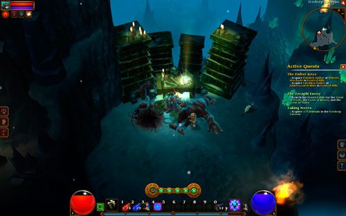 Gdy pokonasz już potwora z czeluści jaskini, przeszukaj pozostałą część podziemia - Taking Notes | Zadania poboczne w Torchlight II - Akt I - Torchlight 2 - poradnik do gry
