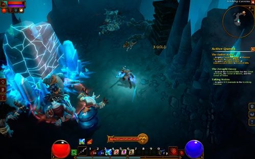 Podziemie przeznaczone dla postaci pomiędzy 16 a 18 poziomem doświadczenia - Icedeep Caverns; Whispering Cave | Opis krain w Torchlight II - Akt I - Torchlight 2 - poradnik do gry
