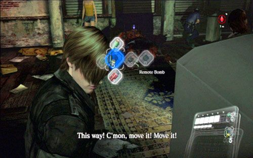 Gdy przeciwnik pójdzie za tobą, podłóż na ziemi bombę - 1 - Ulice miasta | Kampania Leona | Solucja Resident Evil 6 - Resident Evil 6 - poradnik do gry