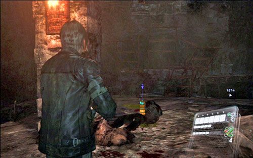 Z drugiej strony czeka na ciebie krzyczący zombie - 3 - Wnętrze ziemi | Kampania Leona | Solucja Resident Evil 6 - Resident Evil 6 - poradnik do gry