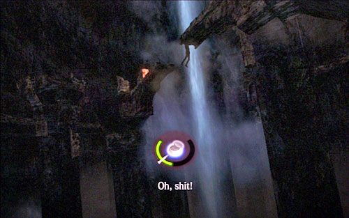 Gdy natkniesz się na drugiego takiego przeciwnika, biegnij za nim, cały czas będąc blisko towarzysza - 3 - Wnętrze ziemi | Kampania Leona | Solucja Resident Evil 6 - Resident Evil 6 - poradnik do gry