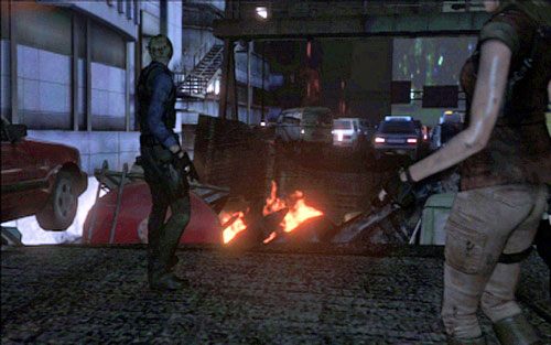 Jak ostatni stwór zginie, odblokuje się dalsze przejście - 5 - Miasto | Kampania Leona | Solucja Resident Evil 6 - Resident Evil 6 - poradnik do gry