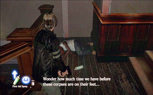 Zanim pójdziesz dalej w prawo, wejdź schodami z lewej na górę - 1 - Uczelnia | Kampania Leona | Solucja Resident Evil 6 - Resident Evil 6 - poradnik do gry