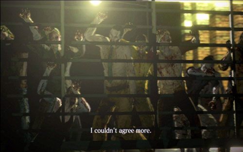 Na parkingu czeka na ciebie jeszcze kilku przeciwników, których możesz zastrzelić lub zabić w walce wręcz - 1 - Uczelnia | Kampania Leona | Solucja Resident Evil 6 - Resident Evil 6 - poradnik do gry