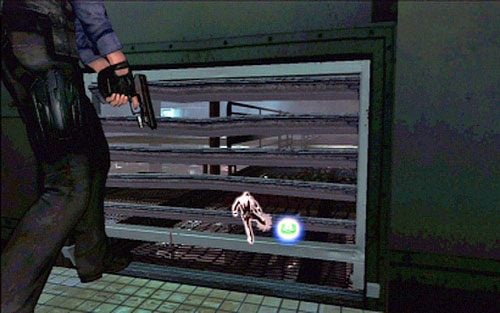 W pomieszczeniu kontrolnym znajdziesz otwór wentylacyjny, przez który możesz się przedostać do dużej hali - 4 - Laboratorium | Kampania Leona | Solucja Resident Evil 6 - Resident Evil 6 - poradnik do gry