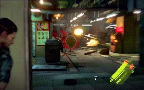 Gdy wróg zginie, otwórz pobliskie drzwi i z pomocą granatów pozbądź się czekających po drugiej stronie zombie - 1 - Ratowanie zakładników | Kampania Chrisa | Solucja Resident Evil 6 - Resident Evil 6 - poradnik do gry