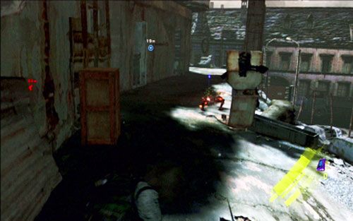 Gdy ładunek wybuchnie, wróć szybko na górę i przedostań się z powrotem do wspomnianego karabinu - 2 - Walka z B.O.W. | Kampania Chrisa | Solucja Resident Evil 6 - Resident Evil 6 - poradnik do gry