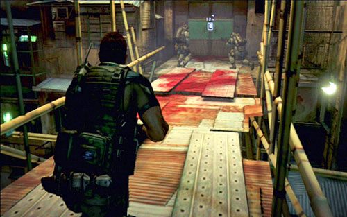Gdy maszyna spadnie wreszcie na ziemię, wejdź do wnętrze budynku - 3 - Miejskie ulice | Kampania Chrisa | Solucja Resident Evil 6 - Resident Evil 6 - poradnik do gry