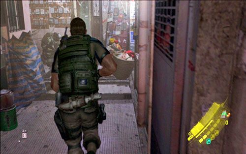 Idąc prosto dojdziesz do miejsca, gdzie ponownie pojawi się znikający wąż - 3 - Pościg za wężem | Kampania Chrisa | Solucja Resident Evil 6 - Resident Evil 6 - poradnik do gry